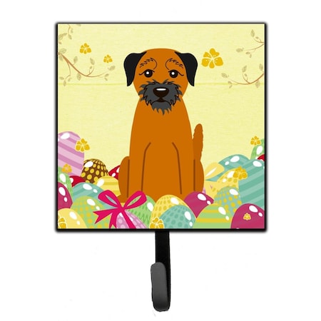 Jensendistributionservices Easter Eggs Border Terrier Leash or Key Holder MI1654347